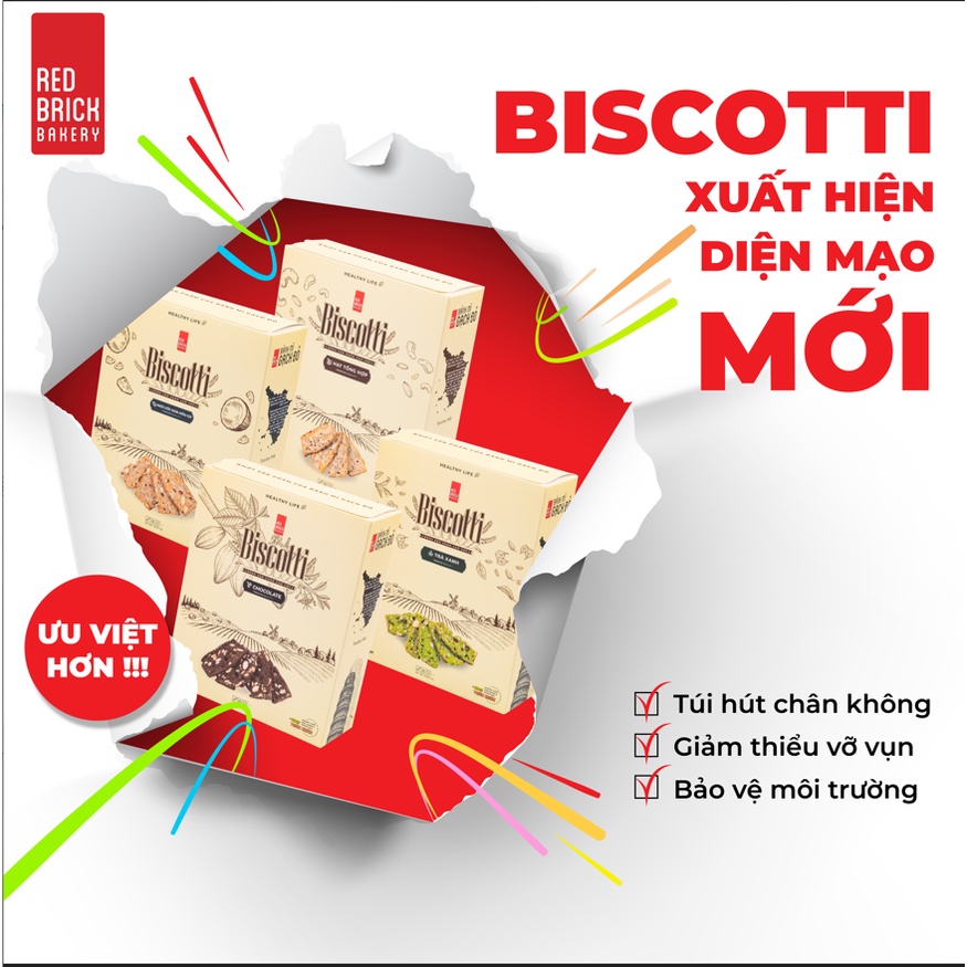 BISCOTTI DIỆN MẠO MỚI - HẠN CHẾ TỐI ĐA VỠ VỤN